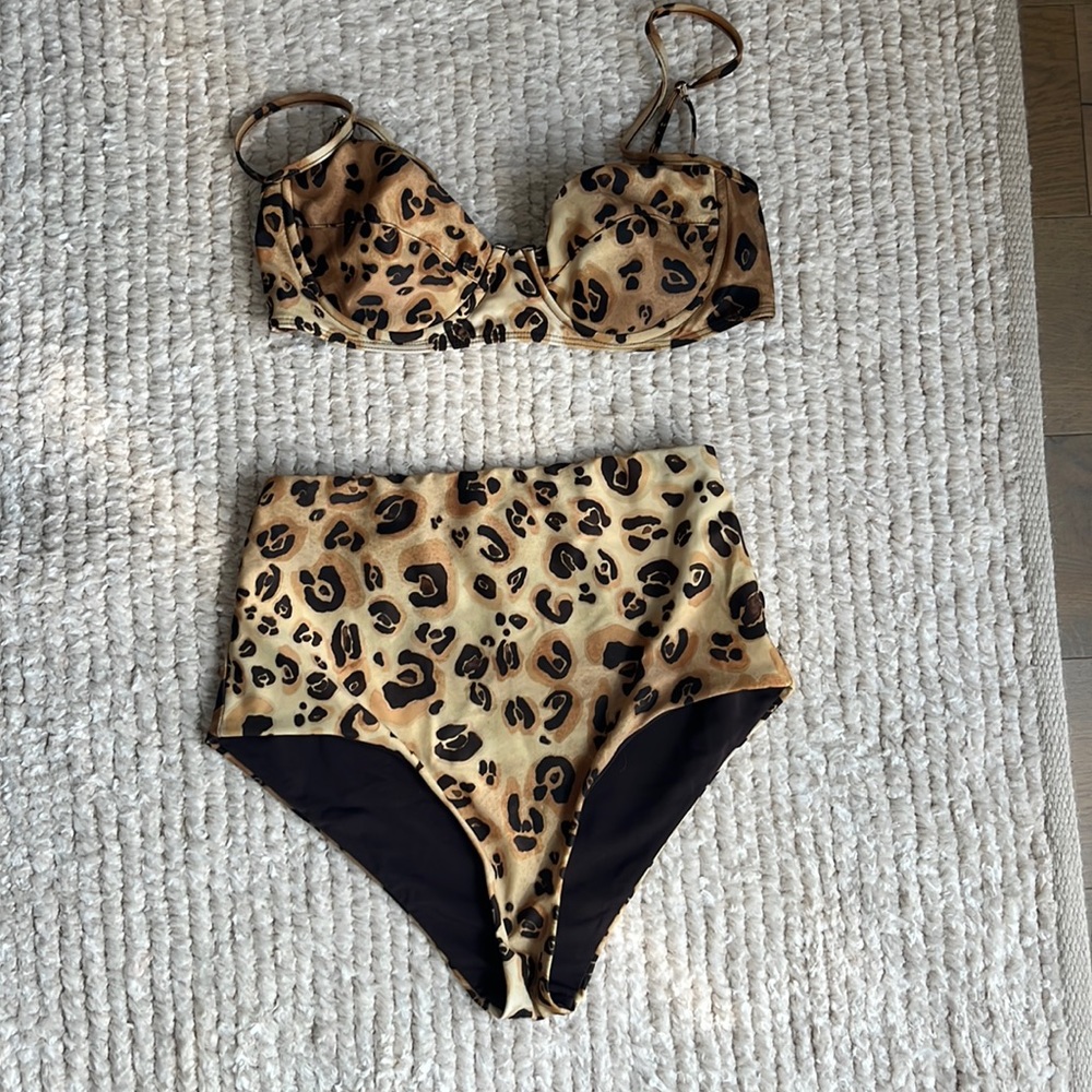 MARA HOFFMAN high waisted bikini bottom